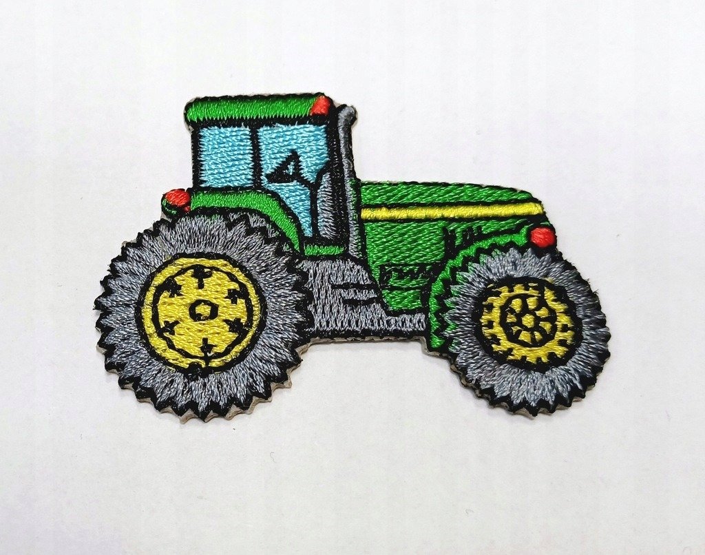 Piękna Naszywka Termo Haftowana, Łatka, Patch - Traktor