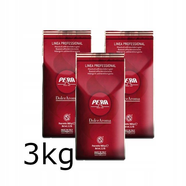 Kawa ziarnista PERA Dolce Aroma 100% Włoska 3 kg