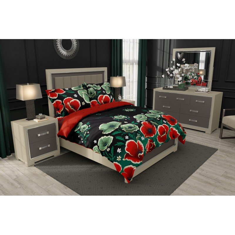 Pościel Frida Kahlo 220 x 200 cm 2 x 70 x 80 cm Halantex 100% bawełna