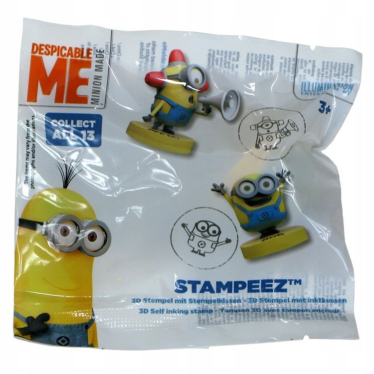 Minionki: saszetka niespodzianka: Figurka - stempelek (437611)