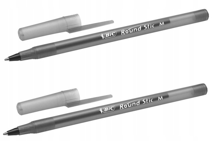 2 x Długopis BIC Round Stic CZARNY