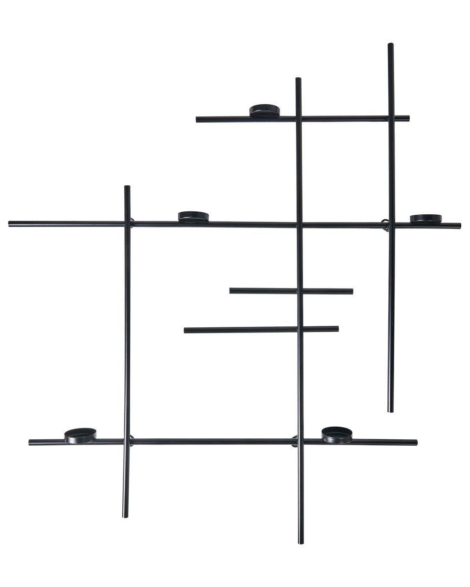 Świecznik wiszący PORTO 74 cm Czarny