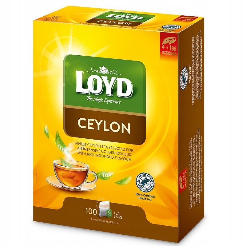 Herbata LOYD Ceylon Sense ekspresowa 100 szt