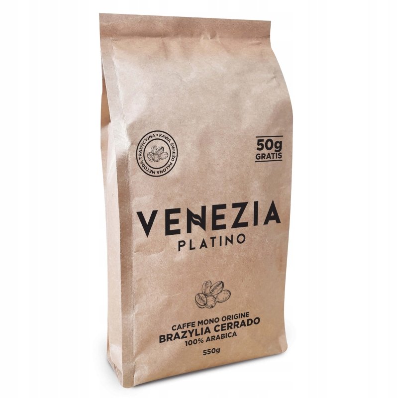 Kawa ziarnista Świeżo palona Venezia Platino 1kg