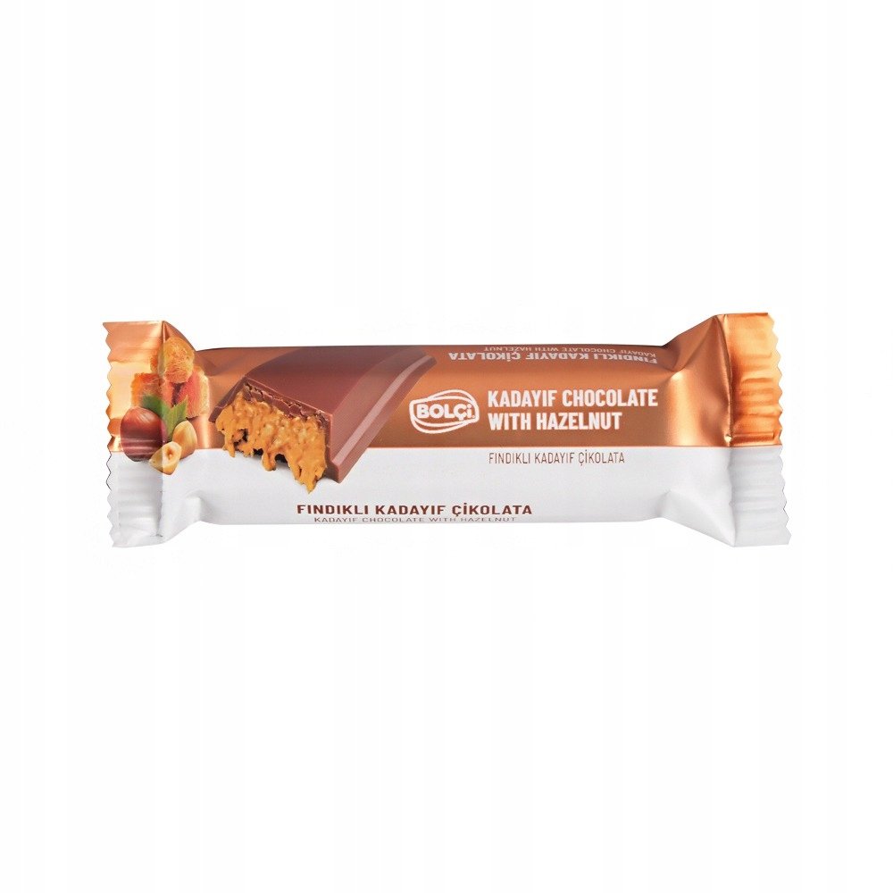 Bolci Dubai Czekolada Kadayif z Orzechami Laskowymi 30g NOWOŚĆ