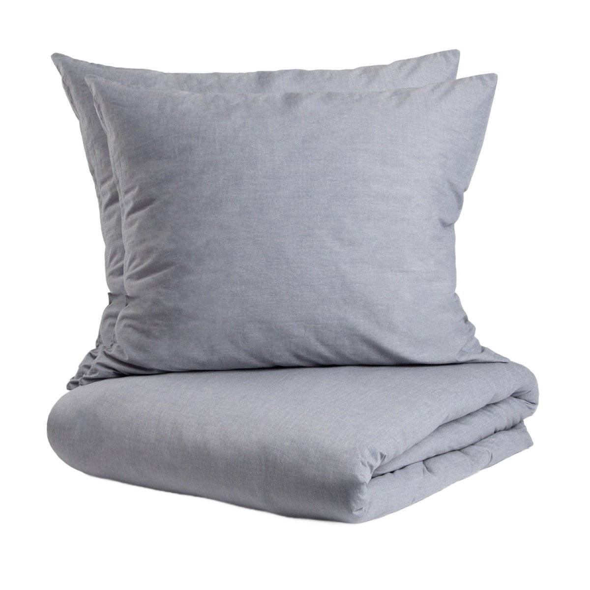 HOMLA Pościel GOSSY bawełniana niebieska 220x200 + 2*70x80 cm