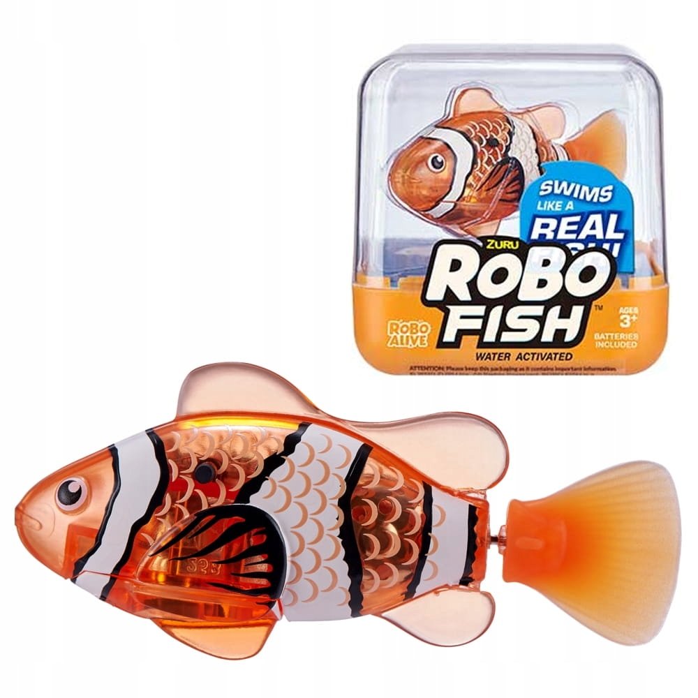 ZURU Robo Fish Rybka zmienia kolor pomarańczowa
