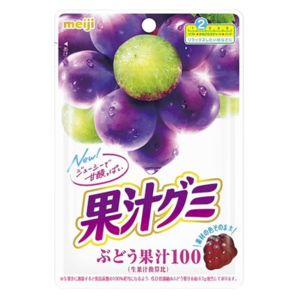 Meiji 100% Gummy Grape 54g