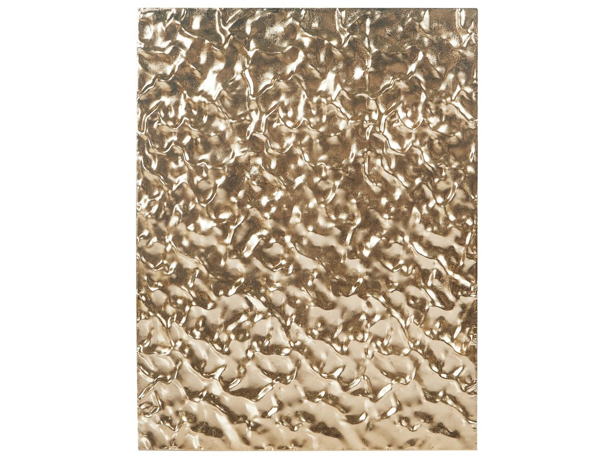 Dekoracja ścienna COIMBRA Metal Złoty 79 cm