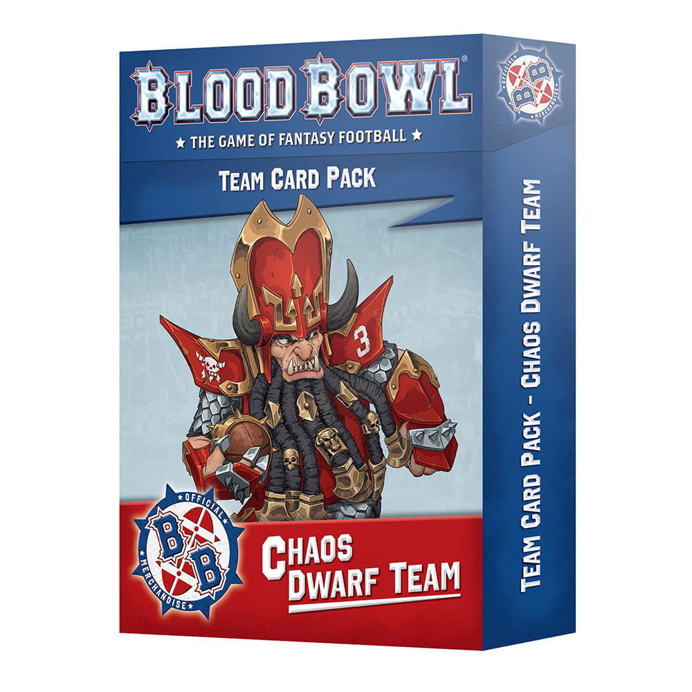 Chaos Dwarf Cards, Blood Bowl