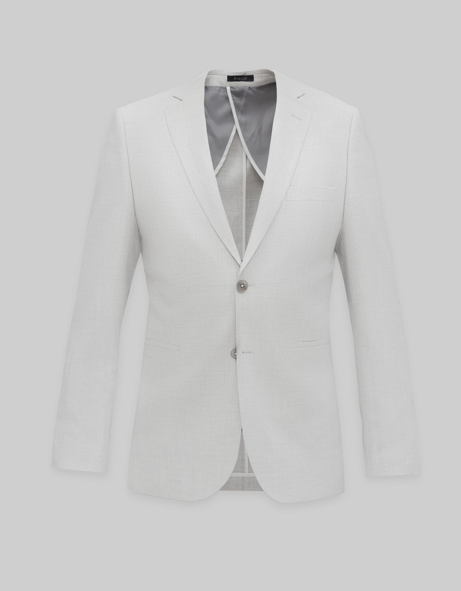 marynarka do zestawu erve 02 szary slim fit