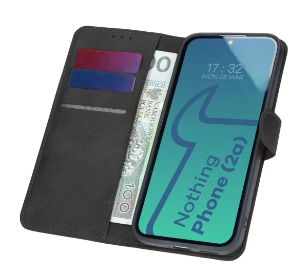 Bizon Etui Case Pocket do Nothing Phone (2a), czarne