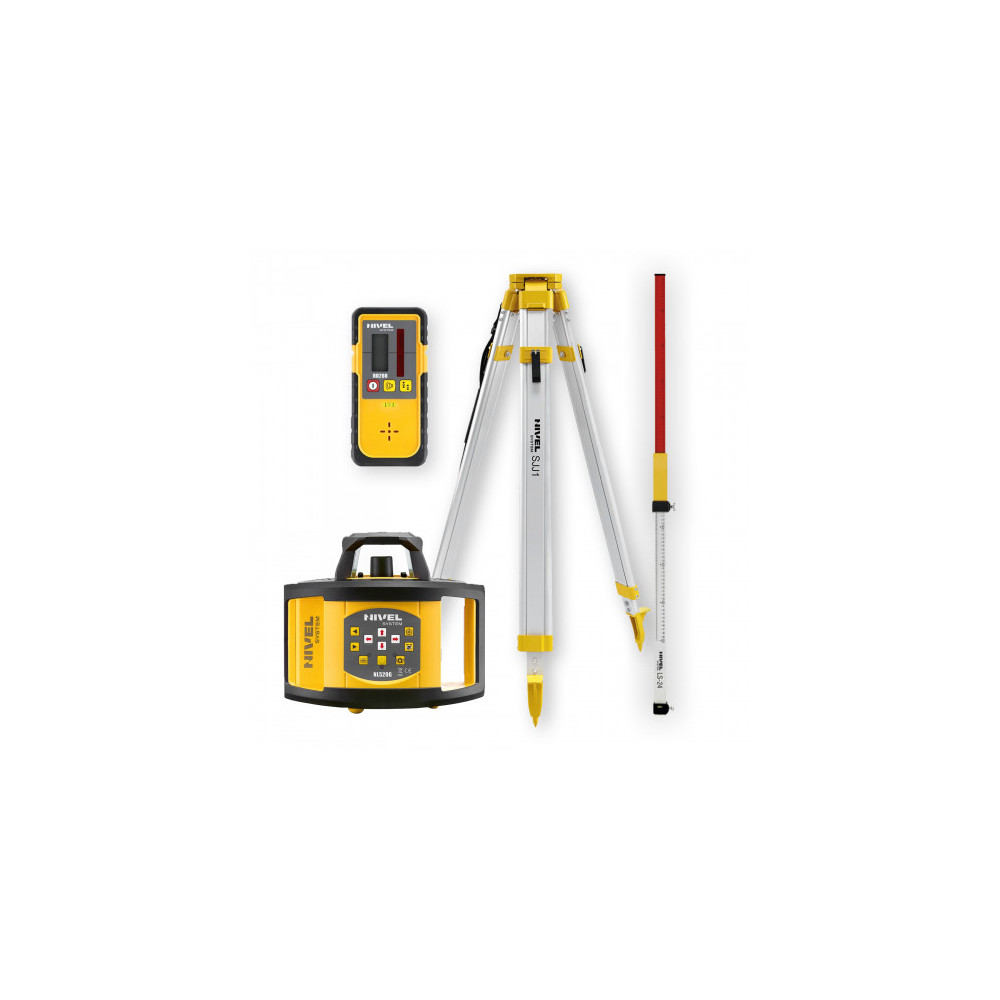 Niwelator laserowy Nivel System NL520G - ZESTAW łata LS-24 statyw SJJ1 Nivel System