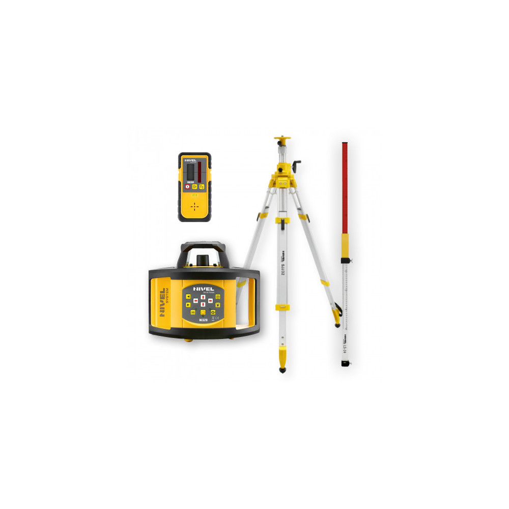 Niwelator laserowy Nivel System NL520 - ZESTAW łata LS-24 statyw SJJ32 Nivel System
