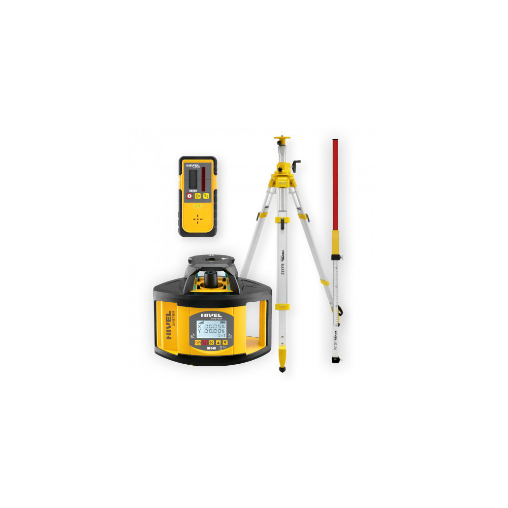 Niwelator laserowy Nivel System NL540 - ZESTAW łata LS-24 statyw SJJ32 Nivel System