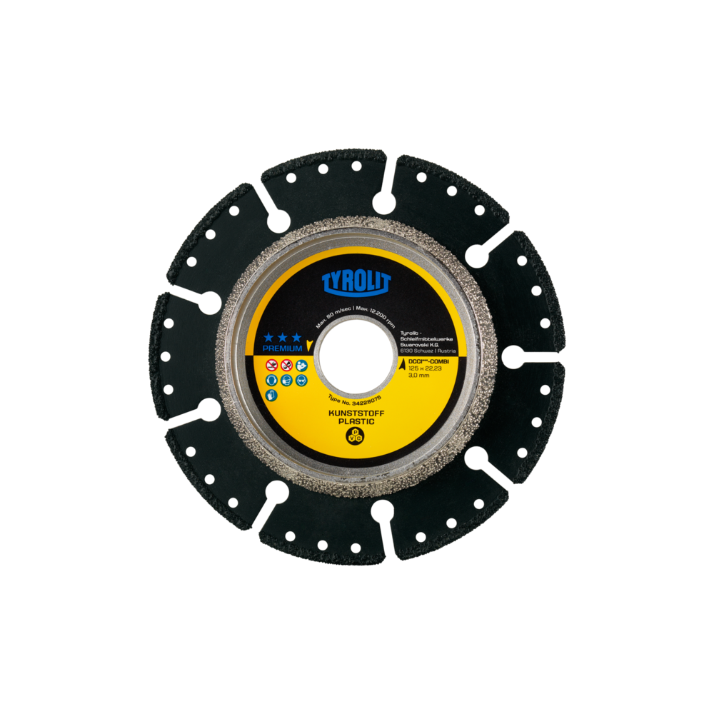Tarcza diamentowa TYROLIT PREMIUM DCCI COMBI 125 X 3 MM Tyrolit