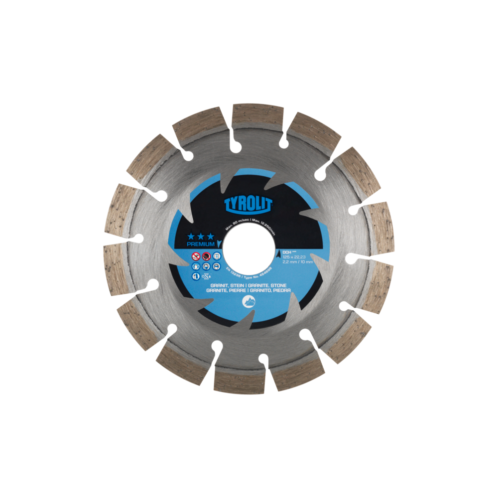 Tarcza diamentowa TYROLIT PREMIUM DCH 125 X 2,4 MM Tyrolit