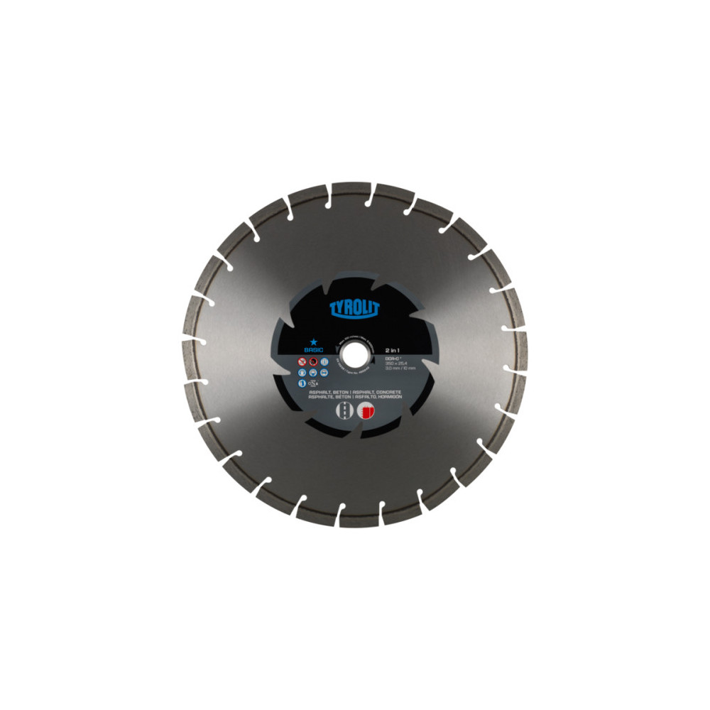 Tarcza diamentowa TYROLIT BASIC DCA C-2IN1 350 X 3MM Tyrolit