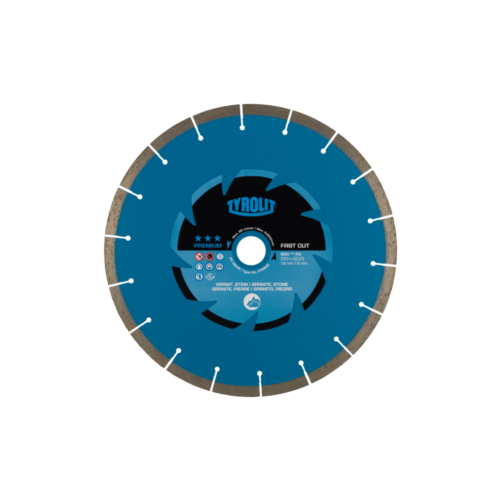 Tarcza diamentowa TYROLIT PREMIUM DCH-FC 180 X 1,9 MM Tyrolit