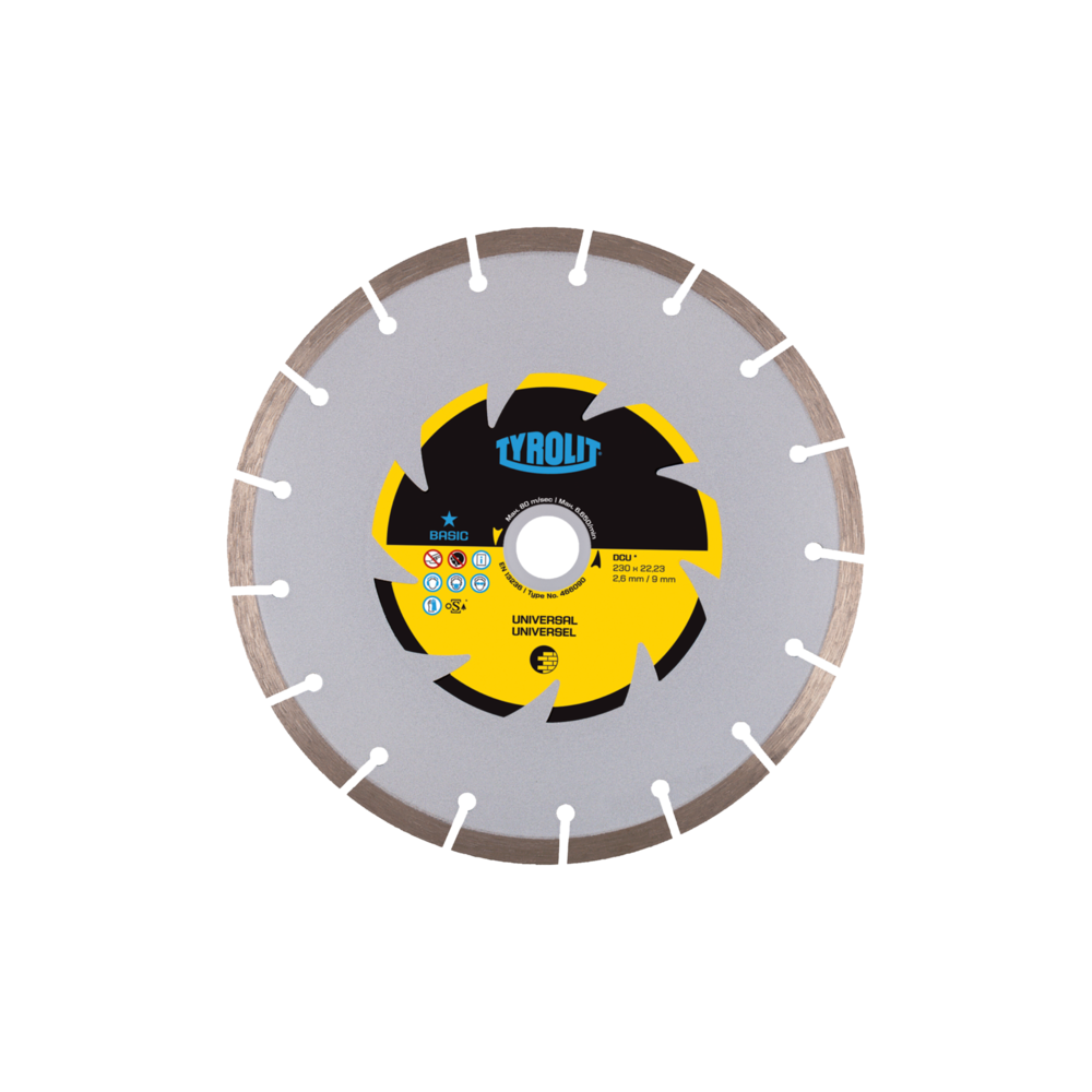Tarcza diamentowa TYROLIT BASIC DCU 300 X 2,6 MM, 22,23 MM Tyrolit