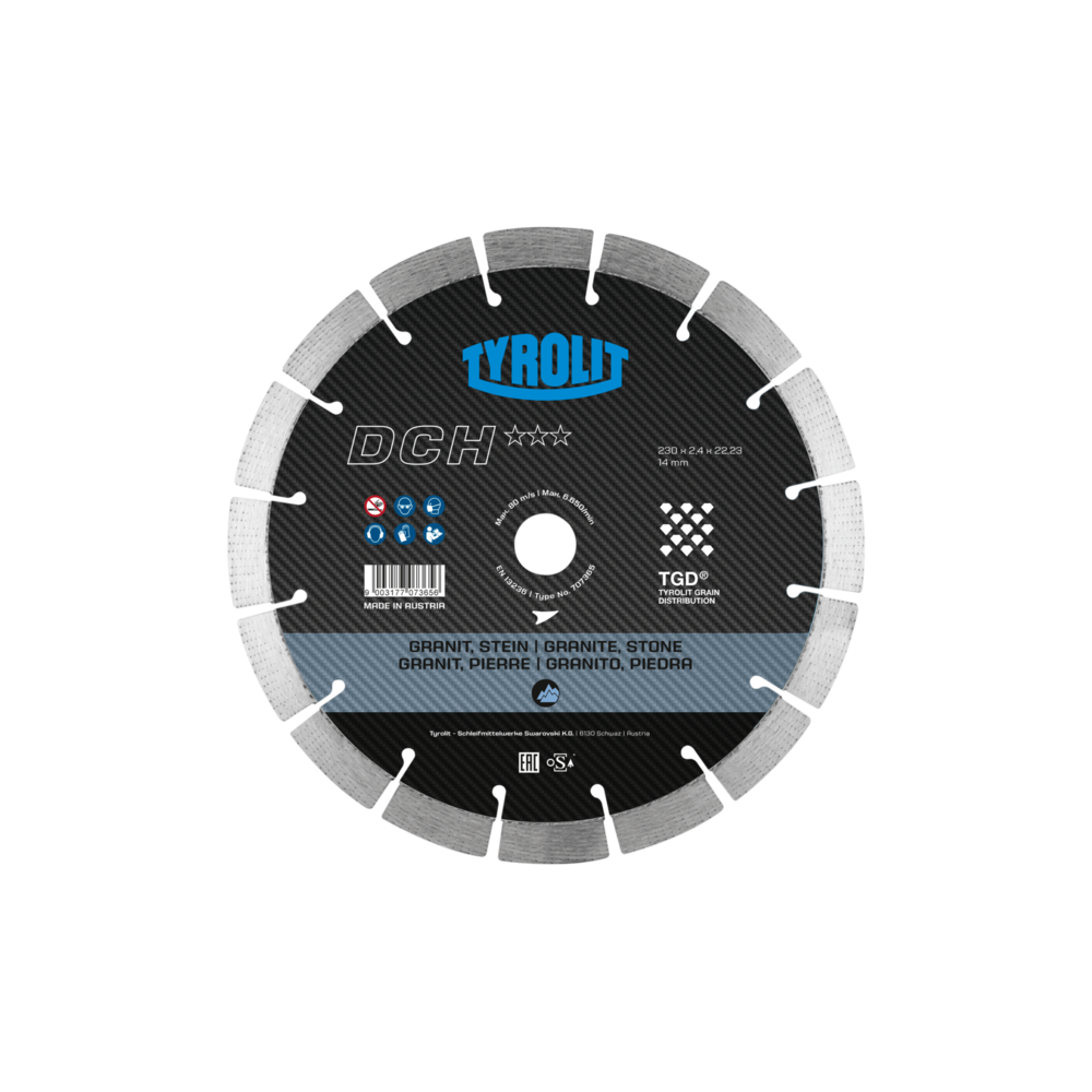 Tarcza diamentowa TYROLIT PREMIUM DCH TGD 300 X 2,6 MM X 25,4 MM Tyrolit