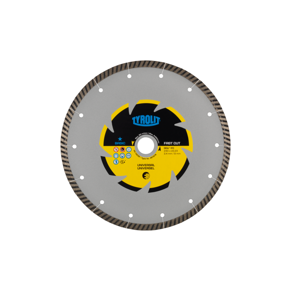 Tarcza diamentowa TYROLIT BASIC DCU-FC 300 X 3 MM, 22,23 MM Tyrolit