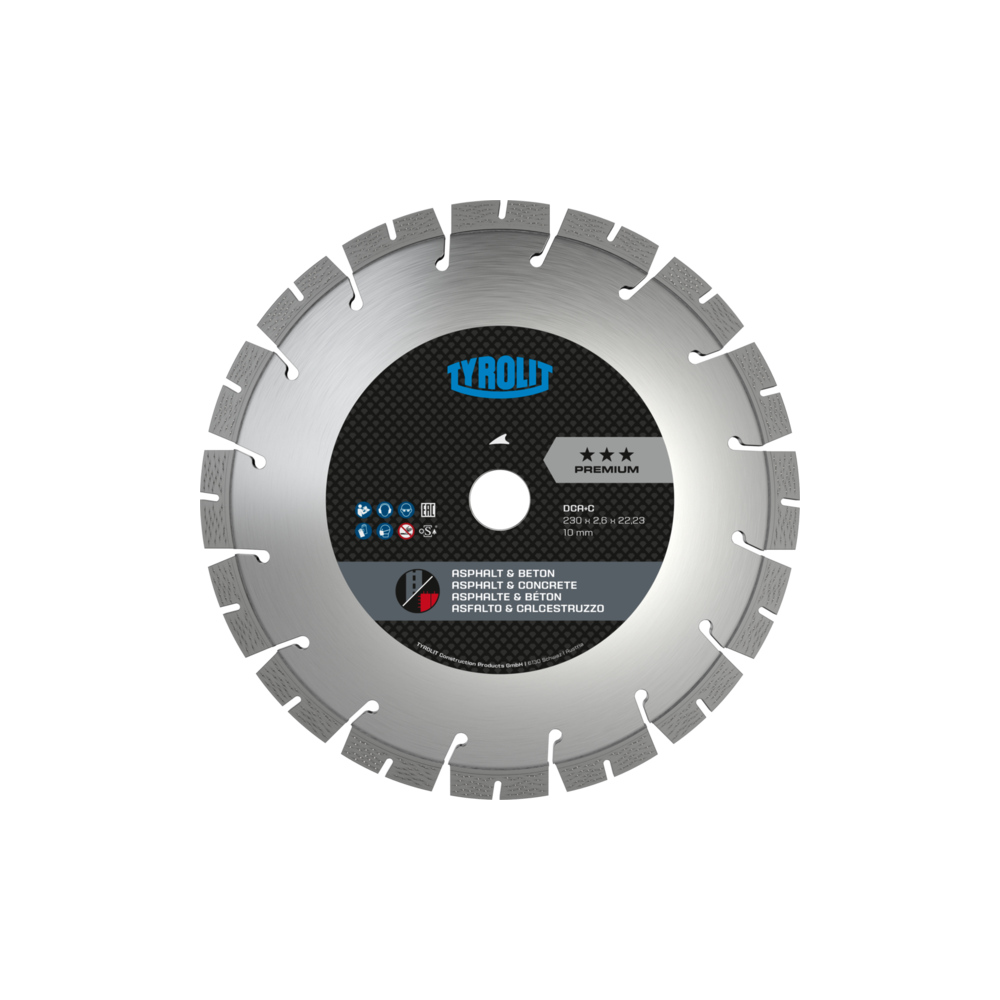 Tarcza diamentowa TYROLIT PREMIUM DCA C 350 X 3,2 MM (20 MM) Tyrolit