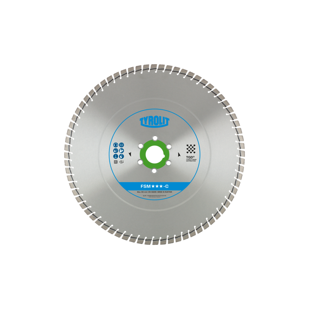 Tarcza diamentowa TYROLIT PREMIUM FSH-C 800 X 4,4 MM, 35/25,4 MM Tyrolit