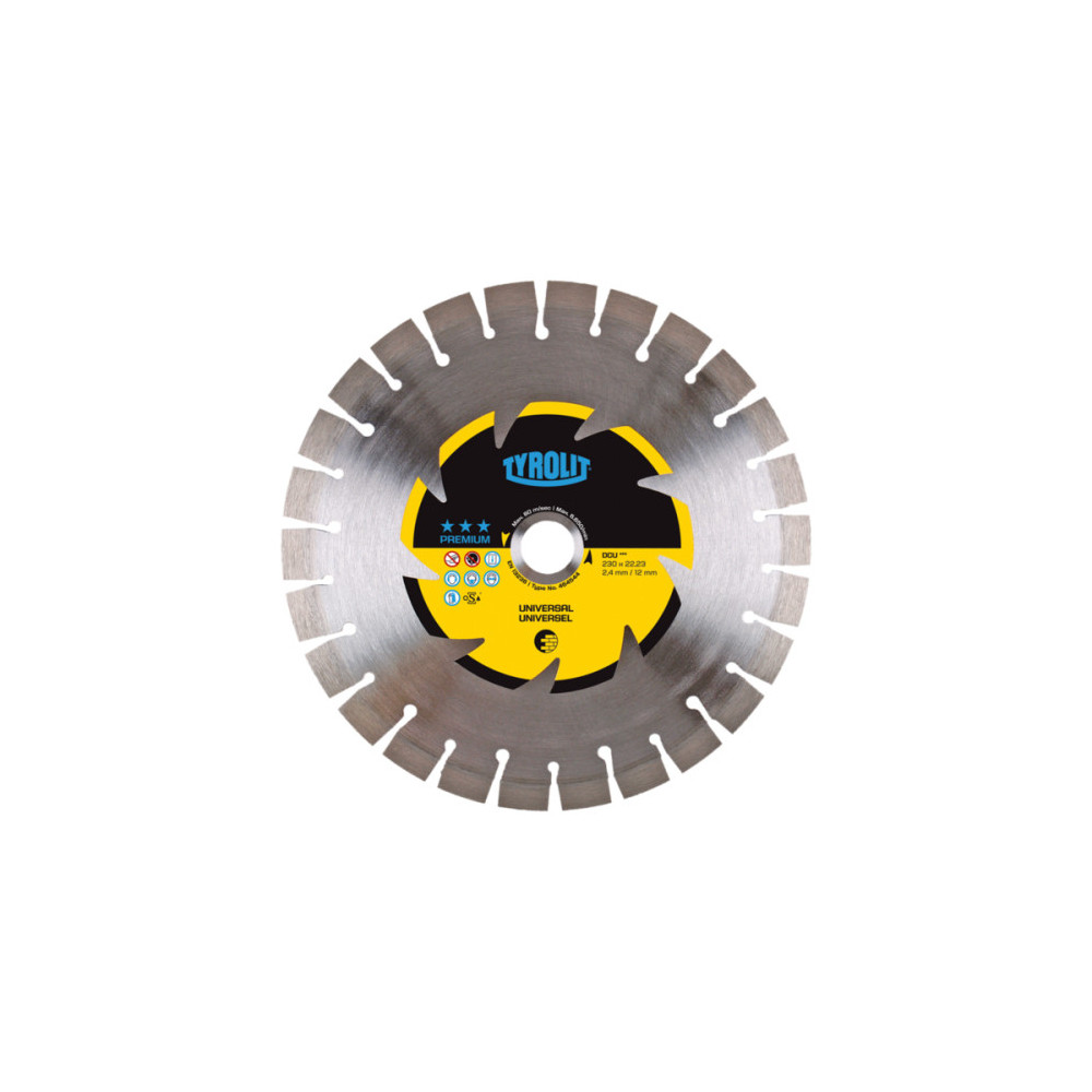 Tarcza diamentowa TYROLIT PREMIUM DCU 115 X 2,4 MM Tyrolit