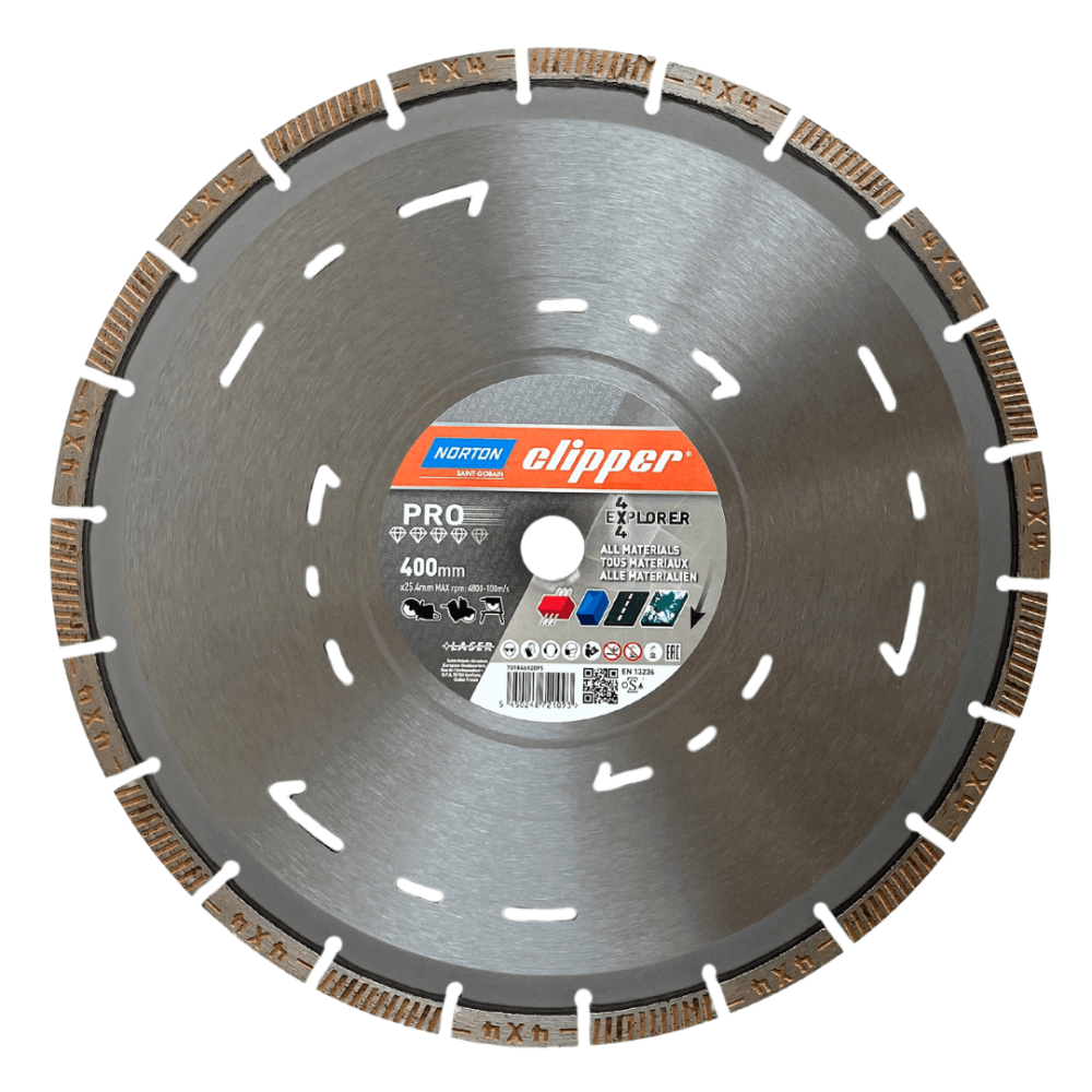 Tarcza diamentowa PRO 4x4 EXPLORER H12 400x25.4 Norton Clipper