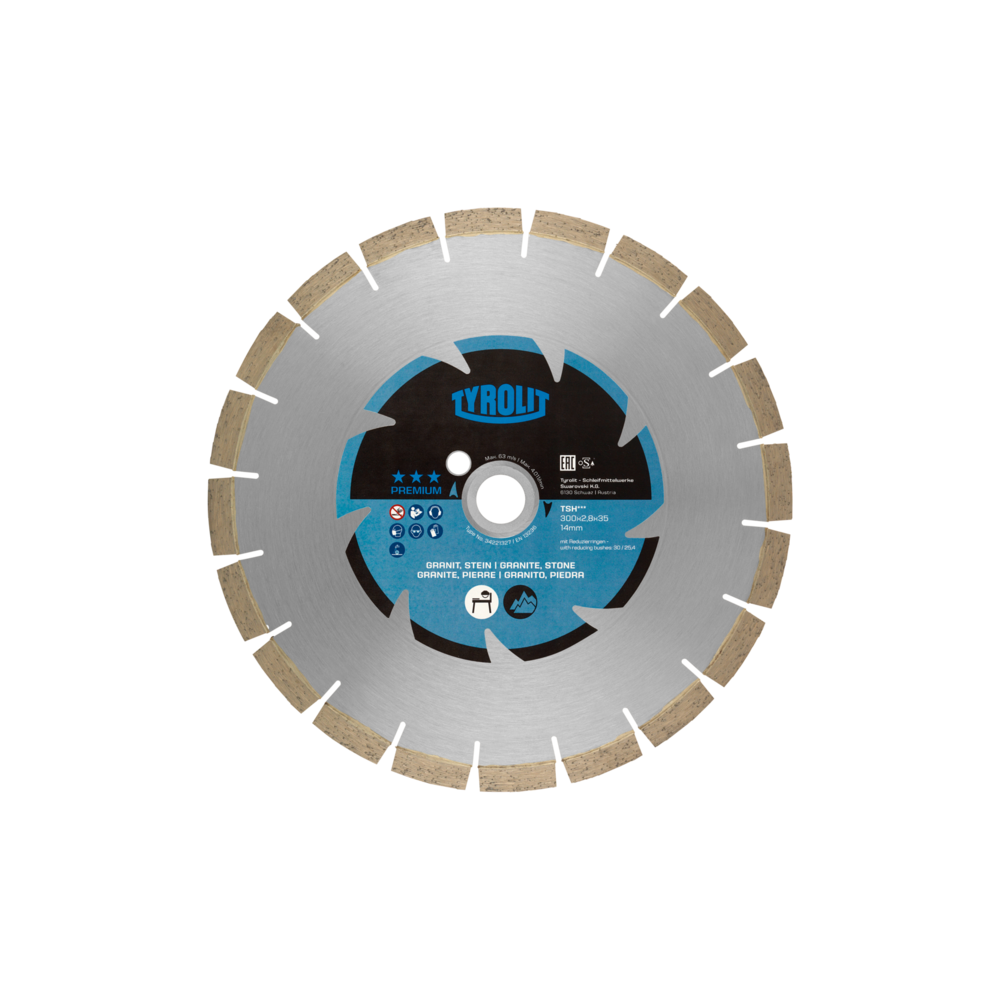 Tarcza diamentowa TYROLIT PREMIUM TSH 350 X 2,8 MM Tyrolit
