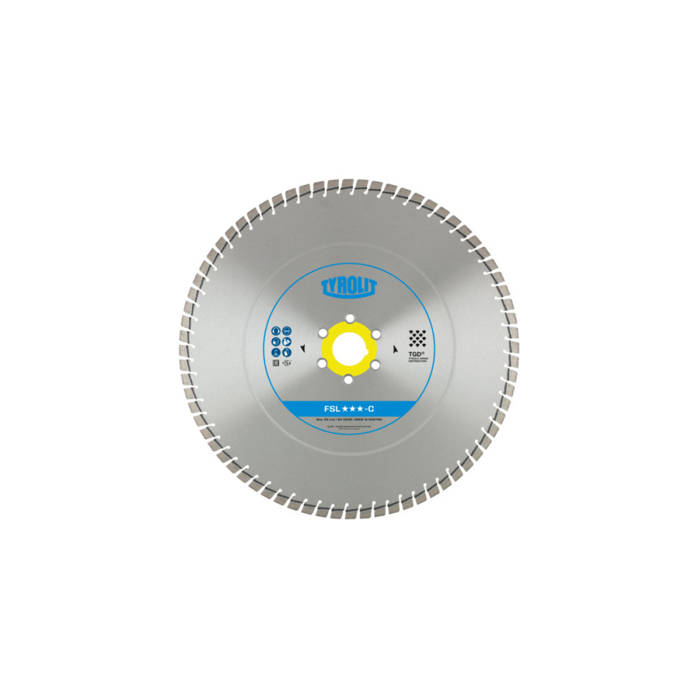 Tarcza diamentowa TYROLIT PREMIUM FSL-C 600 X 5 MM Tyrolit
