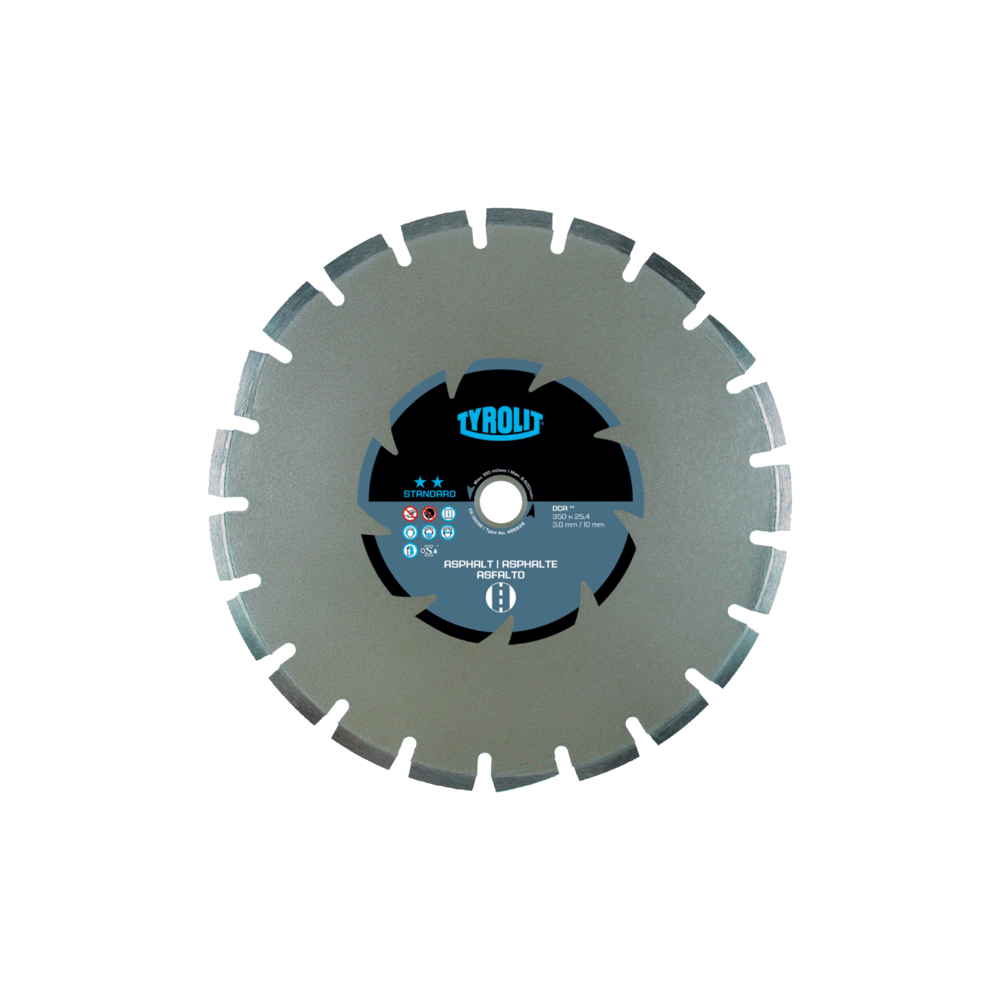 Tarcza diamentowa TYROLIT STANDARD DCA 350 X 3 MM X 20 MM Tyrolit