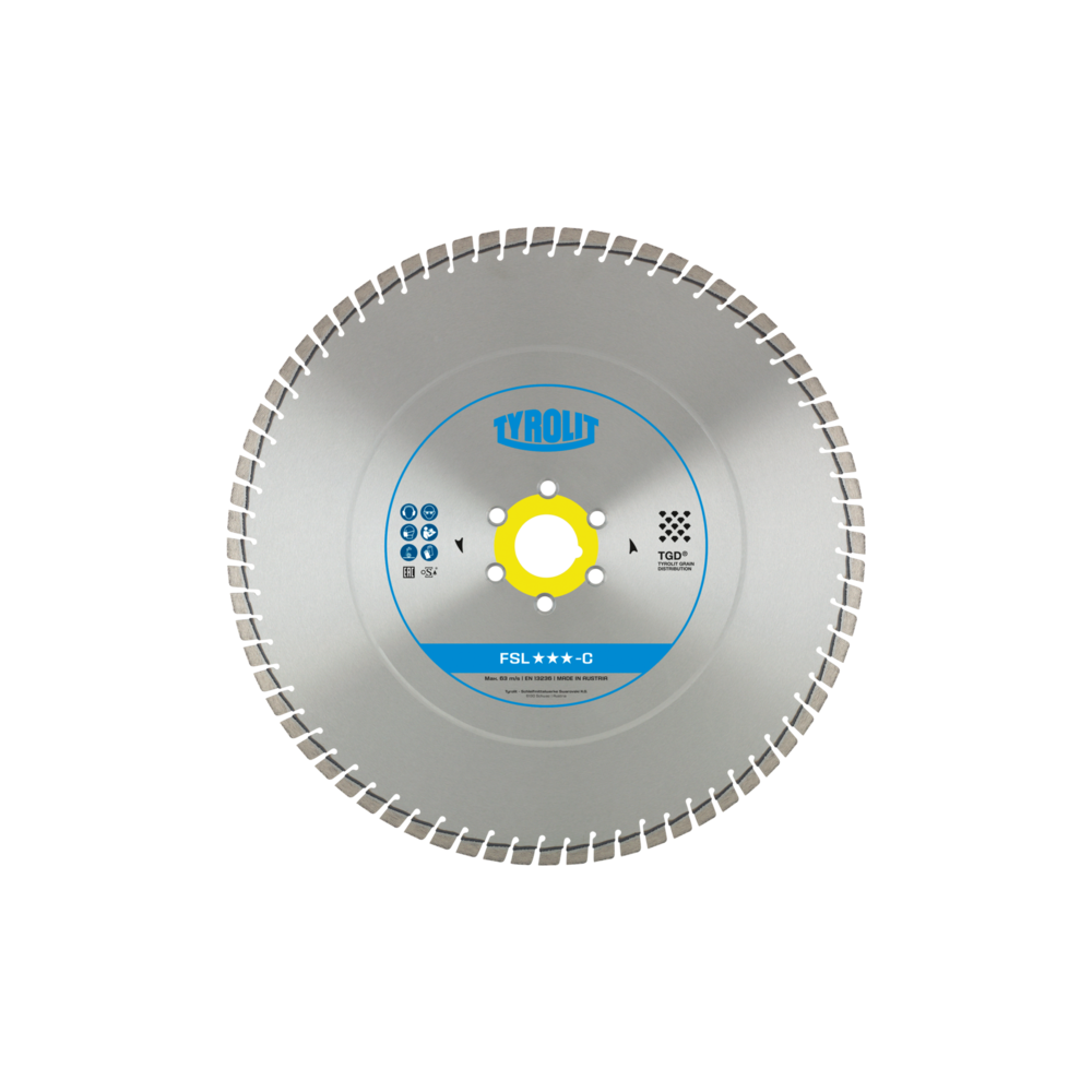 Tarcza diamentowa TYROLIT PREMIUM FSL-C 700 X 4,4 MM Tyrolit