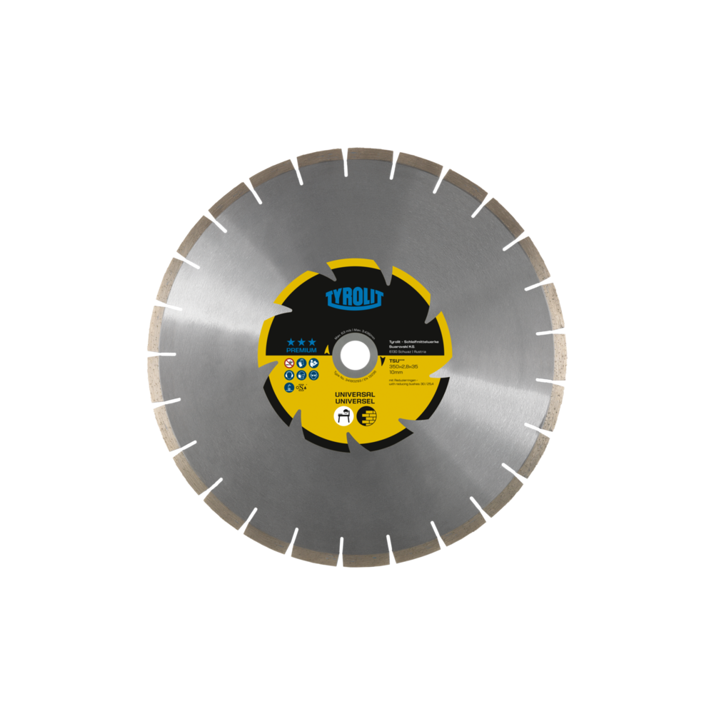 Tarcza diamentowa TYROLIT PREMIUM TSU 900 X 4,8 MM, 60/55 MM Tyrolit