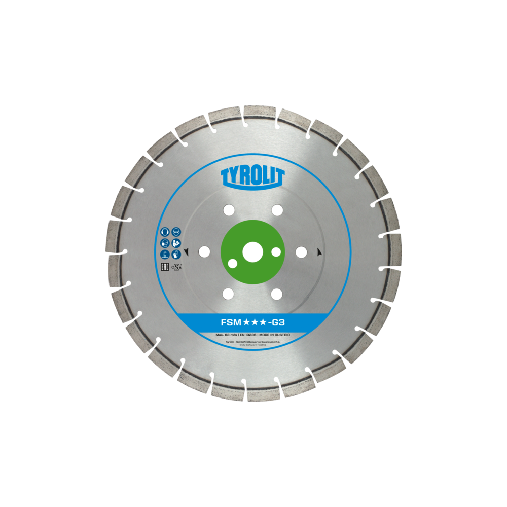 Tarcza diamentowa TYROLIT PREMIUM FSM-G5 450 X 3,6 MM, 35/25,4 MM Tyrolit