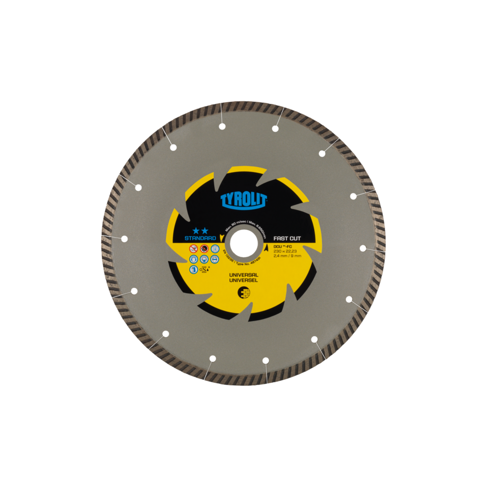 Tarcza diamentowa TYROLIT STANDARD DCU-FC 300 X 3 MM X 20 MM Tyrolit