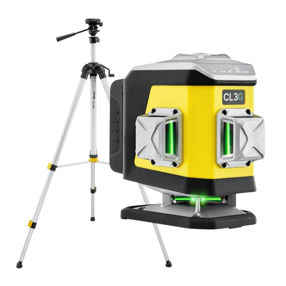 ZESTAW Laser krzyżowy Nivel System CL3G zielony + statyw SJJ-M1 EX Nivel System