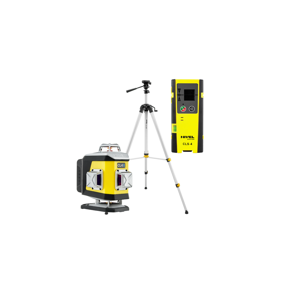 ZESTAW Laser krzyżowy Nivel System CL4B niebieski + statyw SJJM1EX + czujnik CLS4 Nivel System