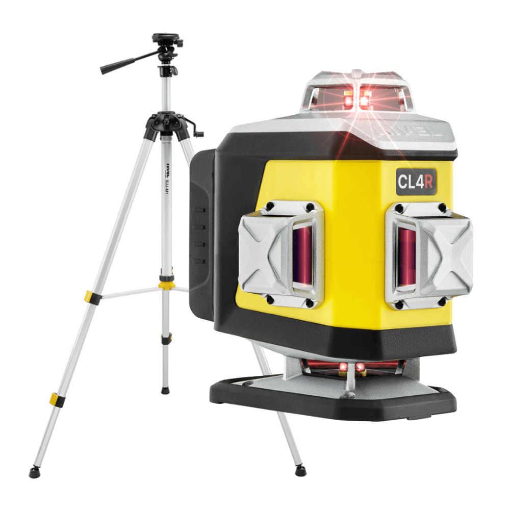 ZESTAW Laser krzyżowy Nivel System CL4R czerwony + statyw SJJ-M1 EX Nivel System