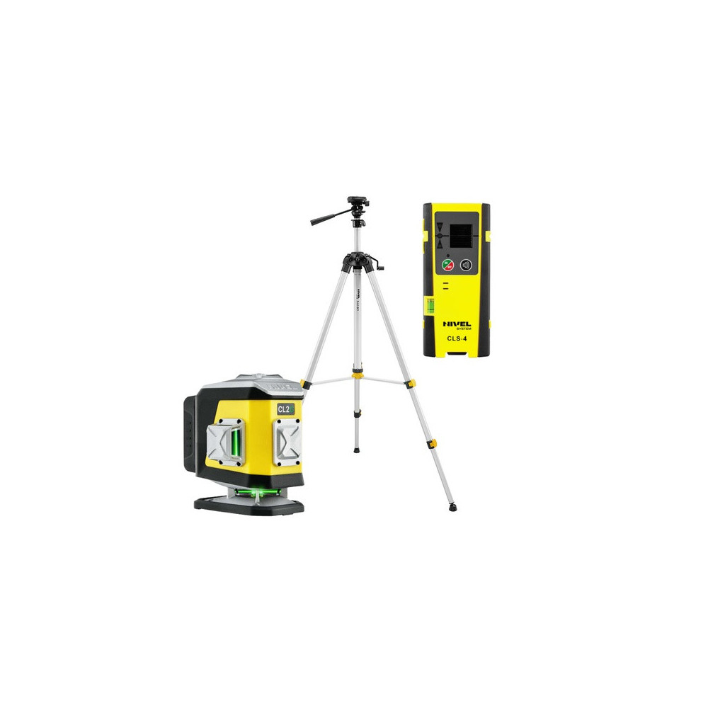 ZESTAW Laser krzyżowy Nivel System CL2G zielony + statyw SJJM1EX + czujnik CLS4 Nivel System