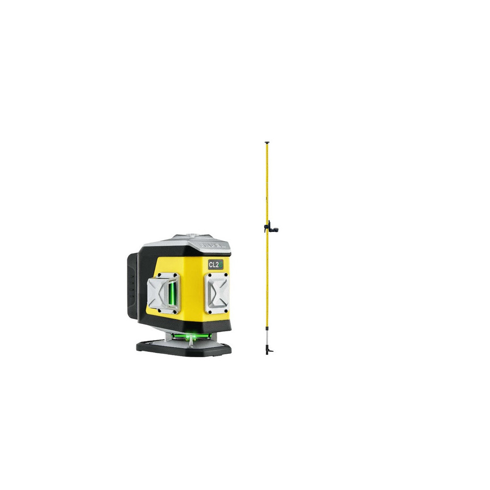 ZESTAW Laser krzyżowy Nivel System CL2G zielony + tyczka LP36 Nivel System