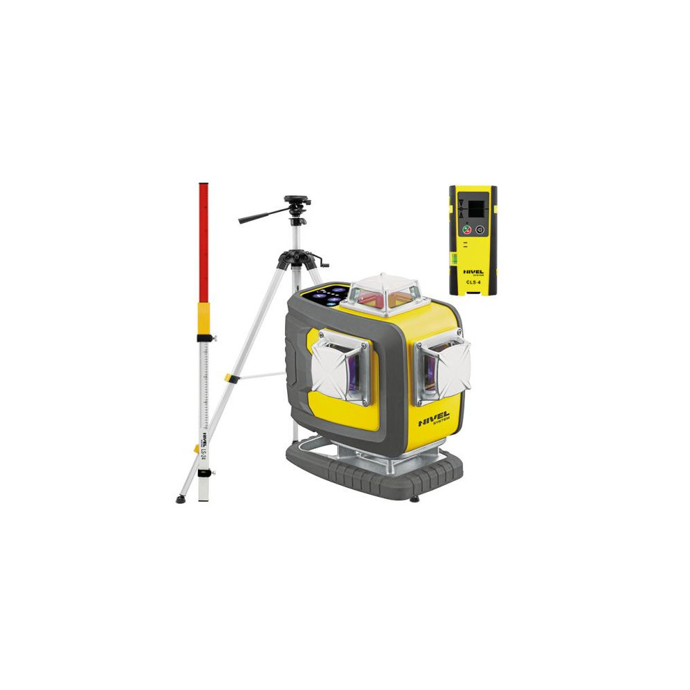 ZESTAW Laser budowlany Nivel System CL4D-P + statyw SJJM1EX + czujnik CLS-4 + łata LS-24 Nivel System