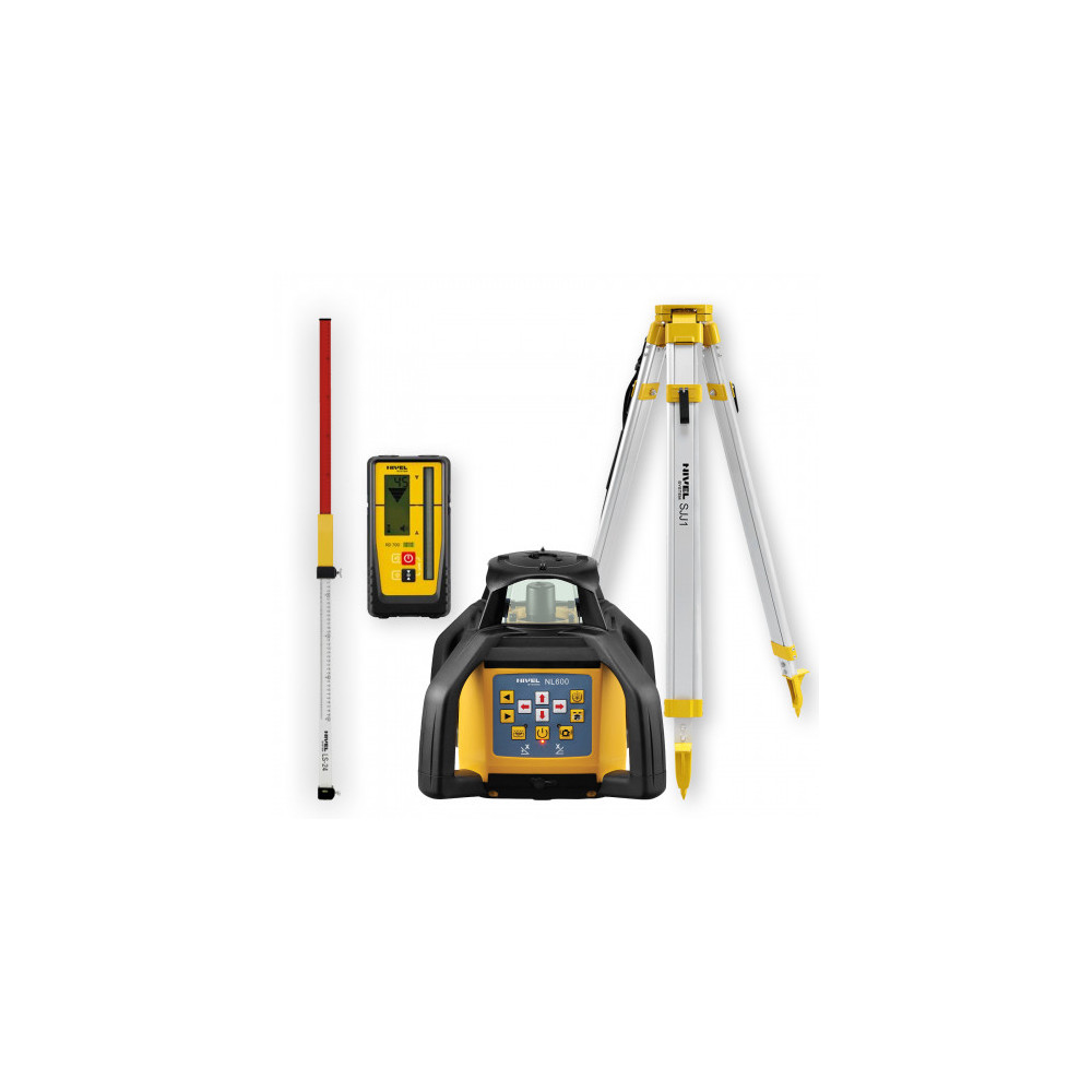 Niwelator laserowy Nivel System NL600G DIGITAL - ZESTAW łata LS-24 statyw SJJ1 Nivel System