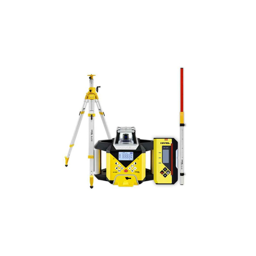 Niwelator laserowy Nivel System NL740R DIGITAL - ZESTAW statyw SJJ32 łata LS24 Nivel System