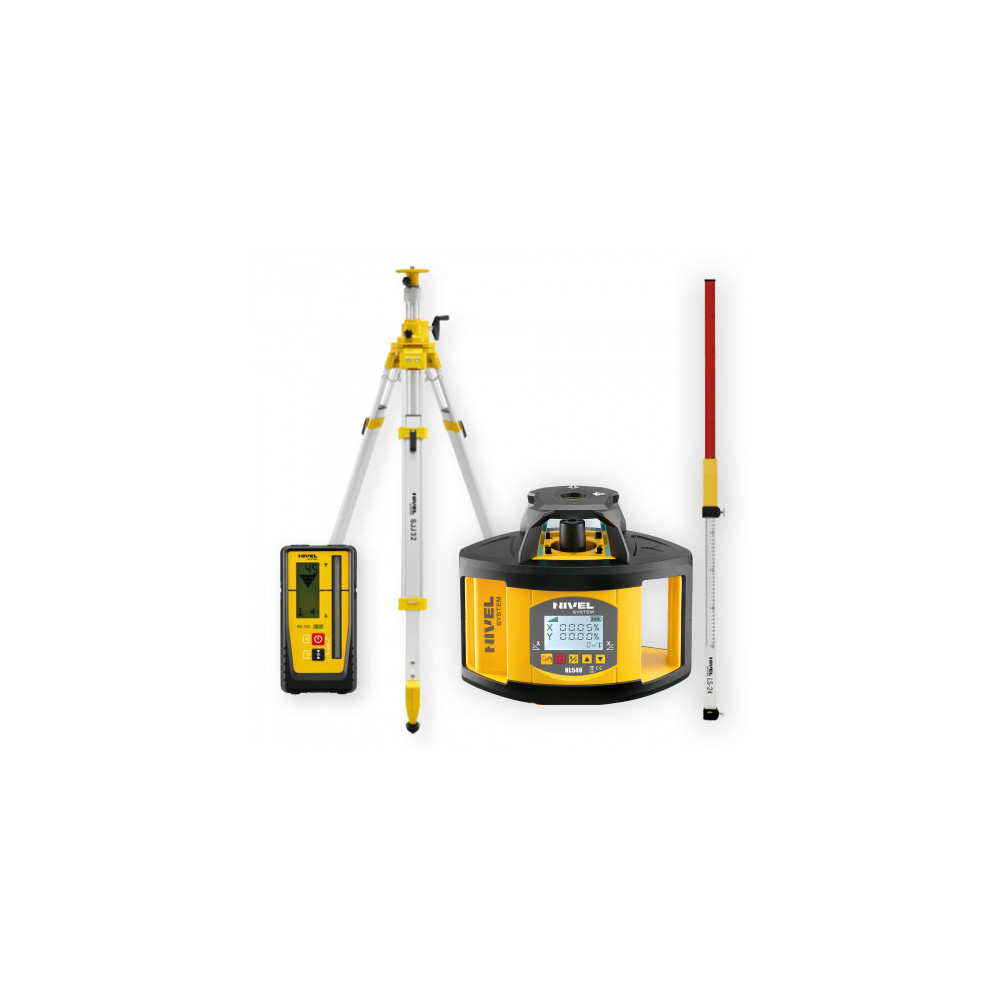 Niwelator laserowy Nivel System NL540 DIGITAL - ZESTAW łata LS-24 statyw SJJ32 Nivel System