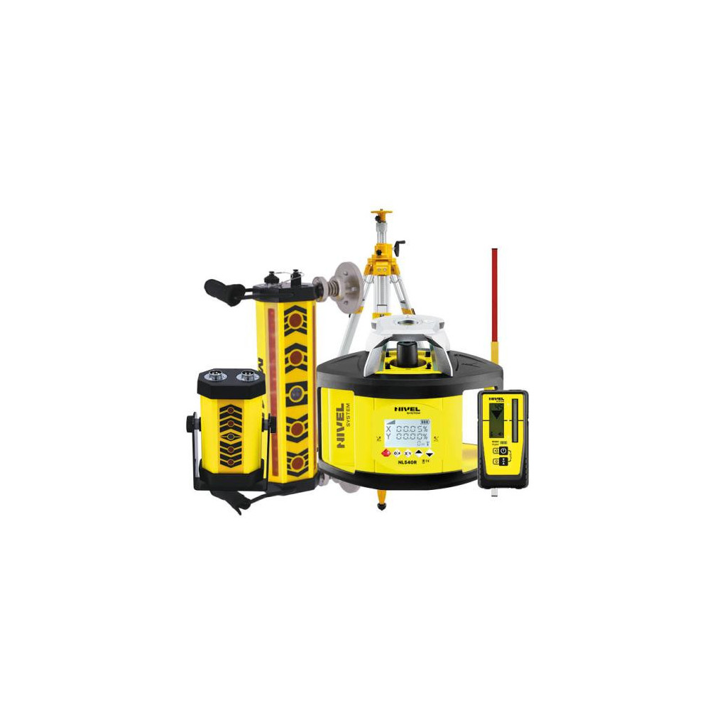 Niwelator laserowy Nivel System NL540R DIGITAL - ZESTAW łata LS-24 statyw SJJ32 system MC-1D Magnets Nivel System