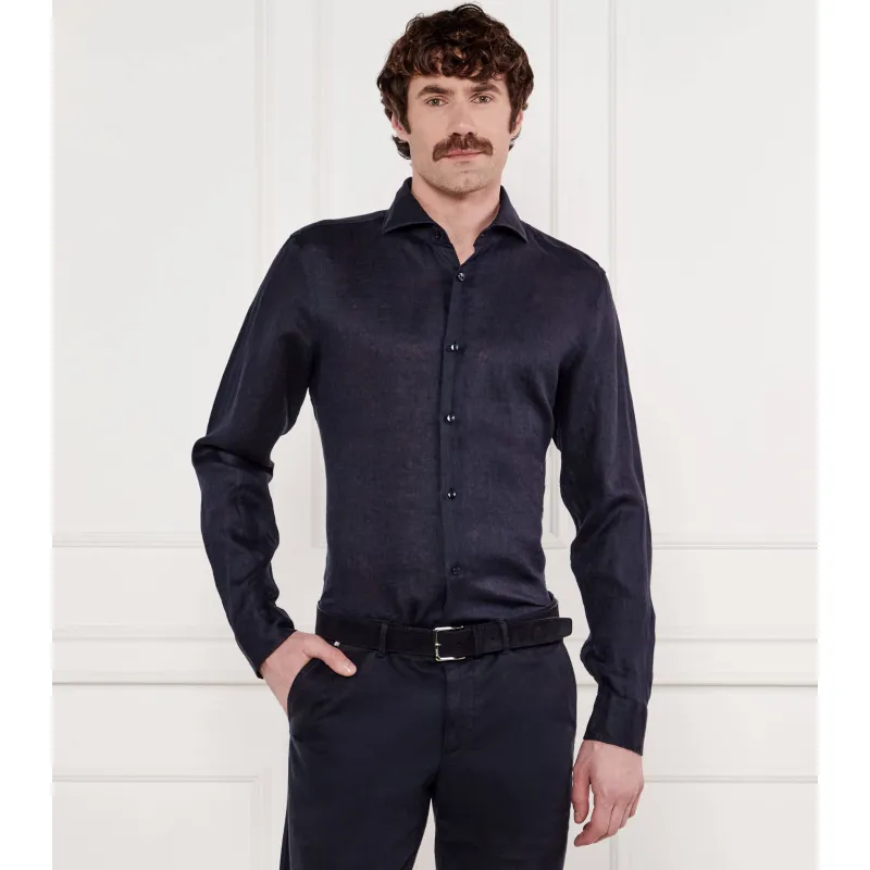 Joop! Lniana koszula Pai-W Slim Fit