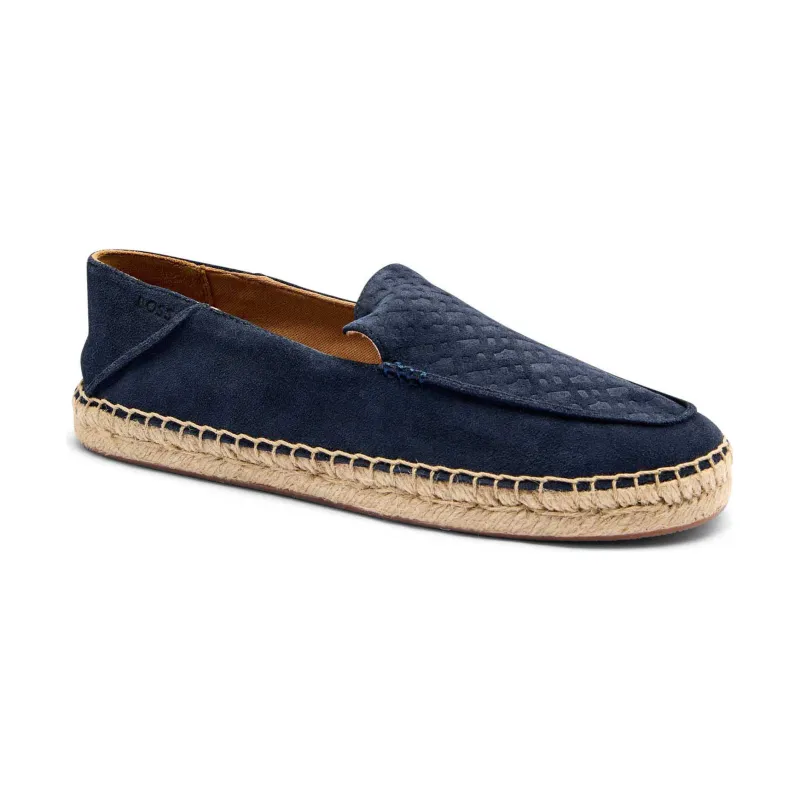 BOSS BLACK Skórzane espadryle Madeira