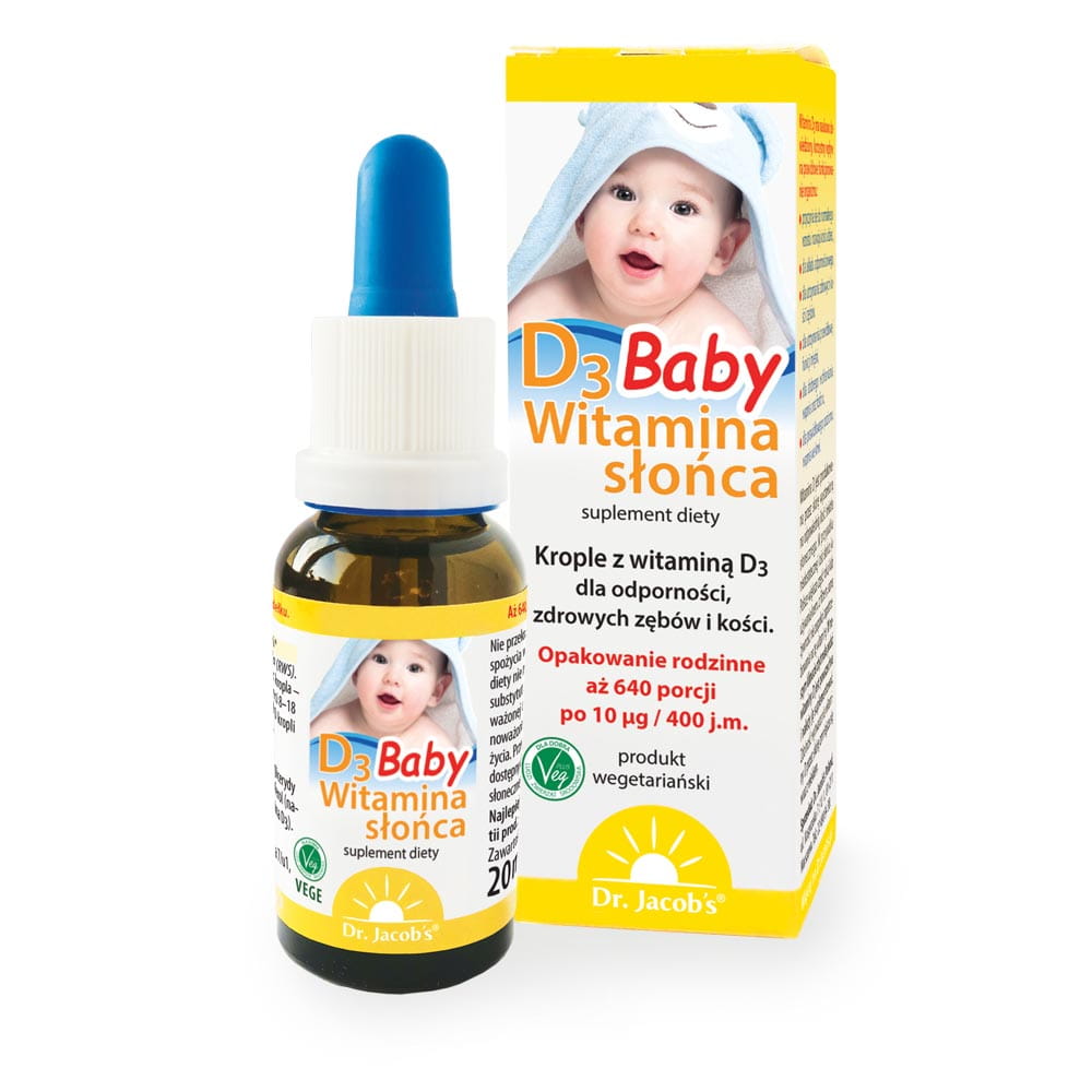 Dr Jacob'S Witamina D3 Baby 20 Ml